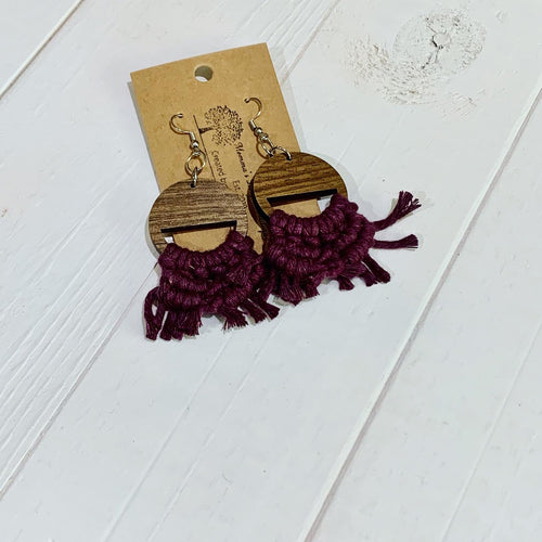 Plum Macramé