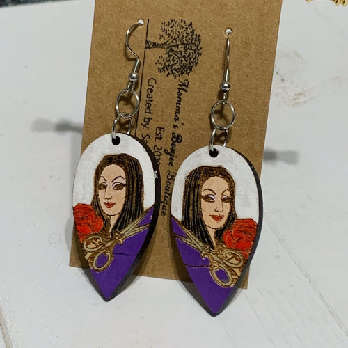 Hand Painted Morticia