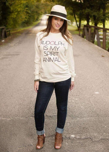 Unisex Rudolph Spirit Animal Long Sleeve