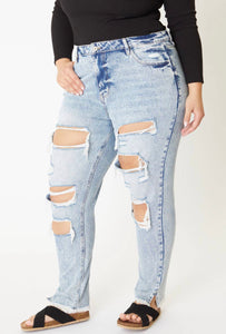 High Rise Boyfriend Cut KanCan