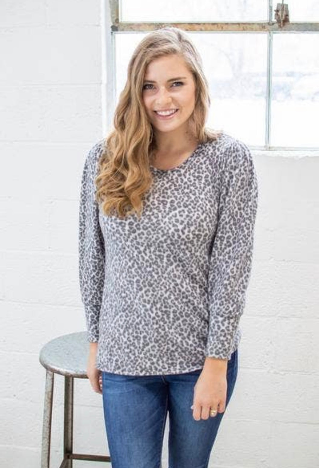 Leopard Date Night Top