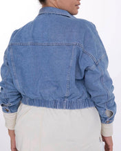 Load image into Gallery viewer, Crop Denim Jacket