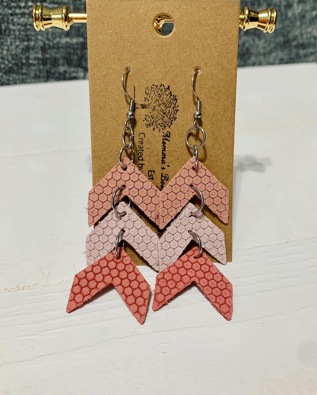 Spring Pink Mini genuine leather Arrows