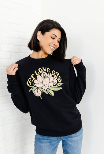 Unisex Let Love Grow Pullover