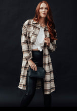 Load image into Gallery viewer, Heavy weight brushed long flannel Shacket