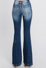 Load image into Gallery viewer, Midrise Distressed Flare Denim